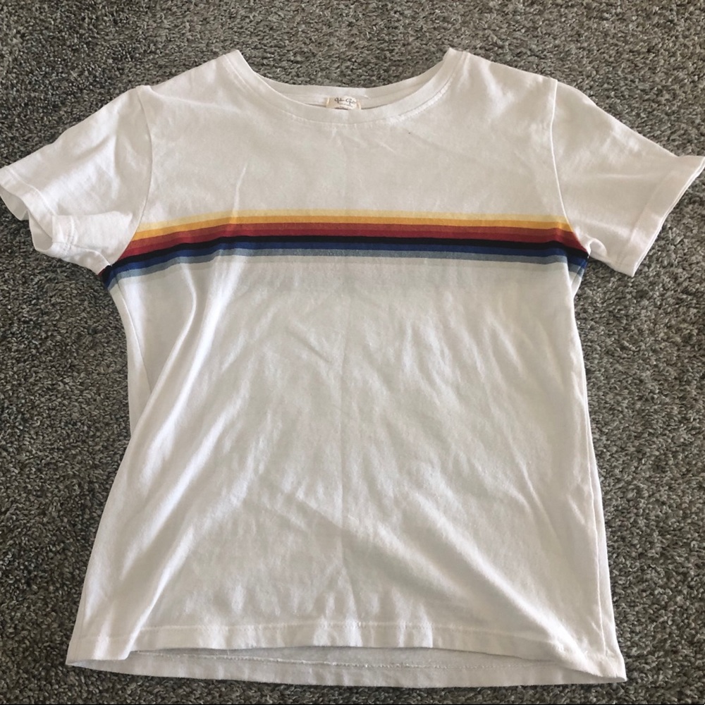 brandy melville rainbow shirt